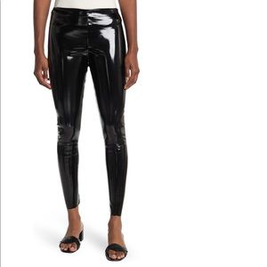 OOKIE AND LALA PATENT FAUX LEATHER LEGGINGS